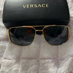 Versace Black Frame Sunglasses